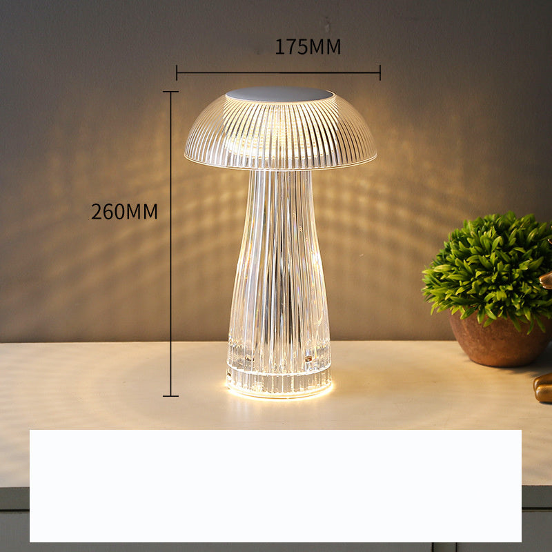 Creative Crystal Lamp Jellyfish Table Lamp